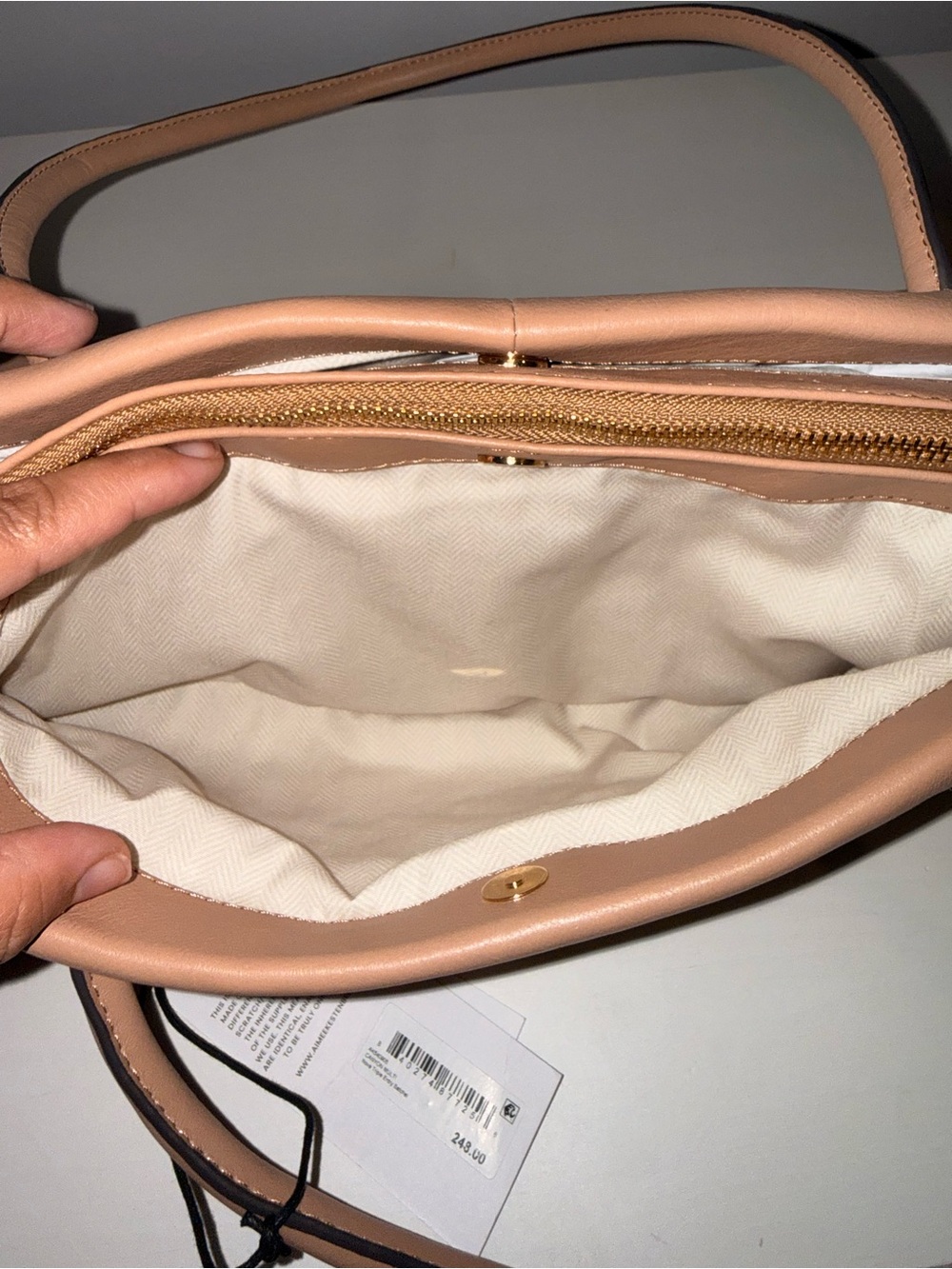 Aimee Kestenberg Nova Triple Entry Satchel Leather Bag Canyon Multi - Picture 6 of 9
